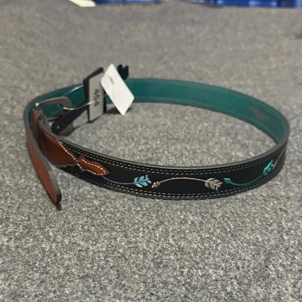Girl’s XL Catchfly Belt with Teal Interior